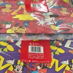Disney Mickey Mouse Gift Wrap Set